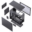 Jonsbo D31 MESH Micro-ATX Geh&auml;use, Tempered Glass - schwarz image number null