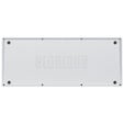 Glorious GMMK Pro White Ice 75% TKL Keyboard - Barebone, ISO Layout, Silver image number null