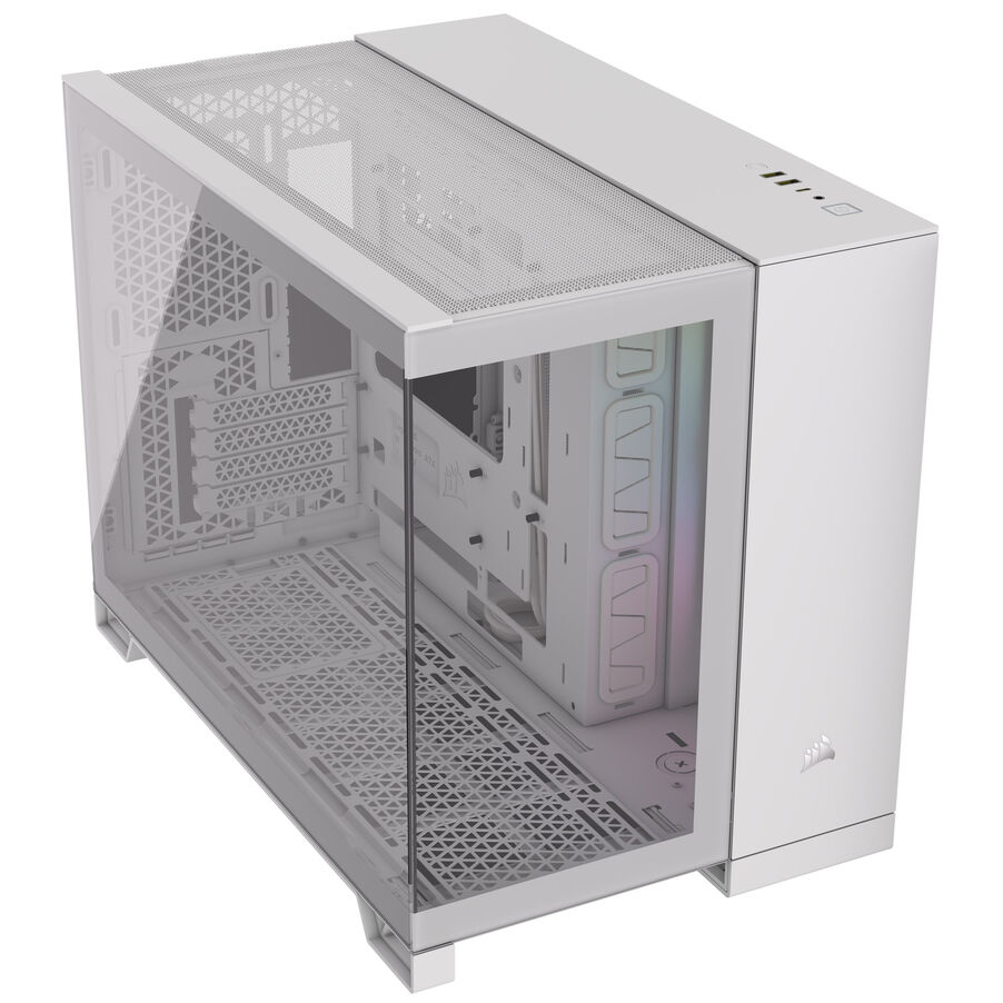 Corsair 2500X Link RGB Micro-ATX Gehäuse, Tempered Glass - weiß