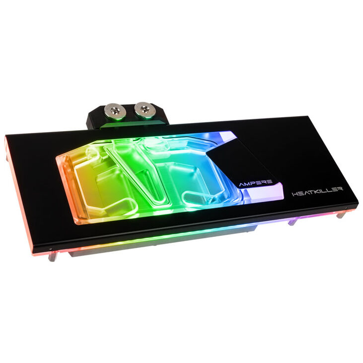 Watercool Heatkiller V for RTX 3080/3090 EVGA XC3, ARGB - Nickel + Acetal, black image number 0