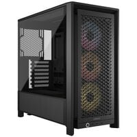 Corsair Frame 4000D RS ARGB PC-Gehäuse, Midi-Tower, E-ATX, RGB, Tempered Glass - schwarz