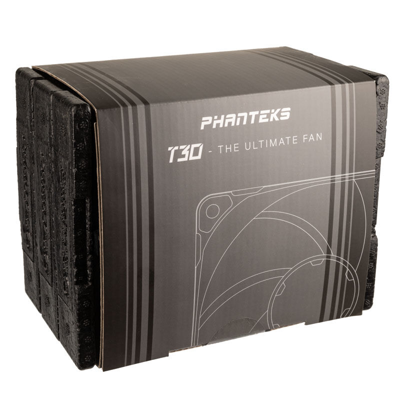 PHANTEKS T30 PWM 120mm Lüfter, 3er Pack - schwarz