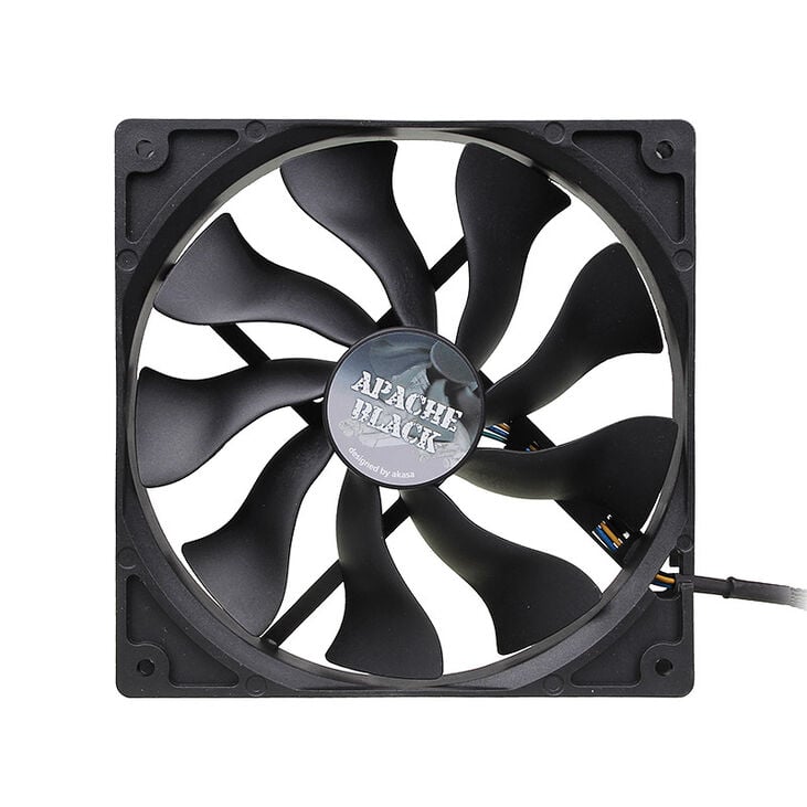 Akasa Apache PWM Fan - 140mm, black image number 2