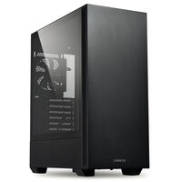 Lian Li LANCOOL 205 Mid Tower, Tempered Glass - Black