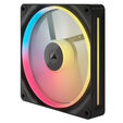Corsair iCUE Link LX140-R RGB L&uuml;fter, PWM - 2er-Pack, 140mm, schwarz image number null
