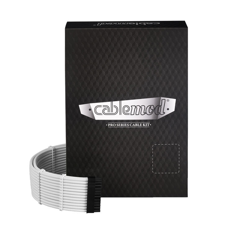 CableMod C-Series Pro ModMesh Cable Set for Corsair RMi, RMx, and RM Power Supplies - white image number 0