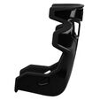 Sabelt SRX-1 Simracing-Rennsitz, Glasfaser-Schale, gepolstert - deep black image number null