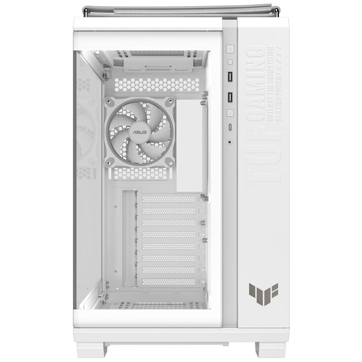 ASUS TUF Gaming GT502 Horizon PC Case, Mid Tower, ATX, Tempered Glass - white image number 13