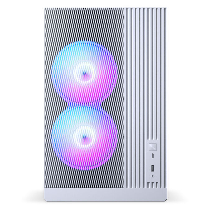Phanteks XT M3 PC-Geh&auml;use, Mini-Geh&auml;use, mATX, RGB, Tempered Glass - inklusive 3x 120-mm-L&uuml;fter, wei&szlig; image number 7