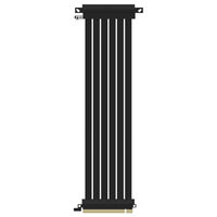 Ssupd Riser Flachband-Kabel - PCIe 4.0, 380mm, schwarz