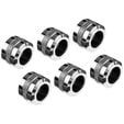 Alphacool Eiszapfen Pro fitting 16mm hard tube G1/4, 6-Pack - chrome image number null