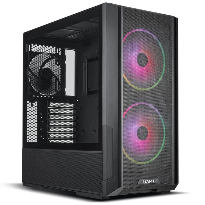Lian Li LANCOOL 216 PC Case Bundle + HYDROSHIFT II LCD-S 360TL AiO + - black image number 1