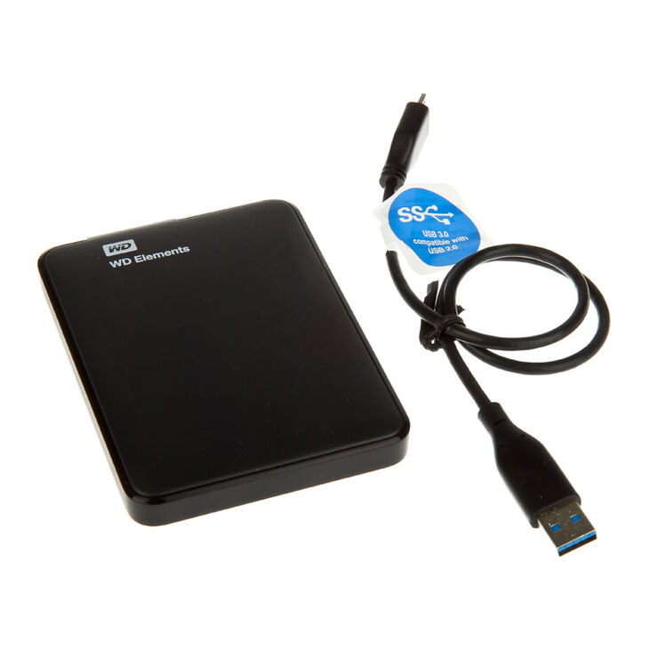 Western Digital Elements Portable, external USB 3.0 - 2 TB image number 4