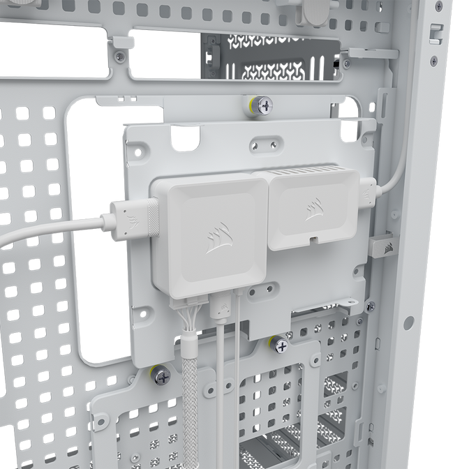 Corsair Frame 5000D RS ARGB PC Case, Mid-Tower, E-ATX, Tempered Glass - White image number 12