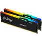 Kingston Fury Beast RGB DDR5-5600 RAM, CL40, XMP - 16 GB Dual-Kit, black