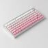 AKKO MonsGeek  M1W SP Pink&White Gaming-Tastatur, Wireless, RGB, V3 Piano Pro Switch - silber, ANSI (US) image number null