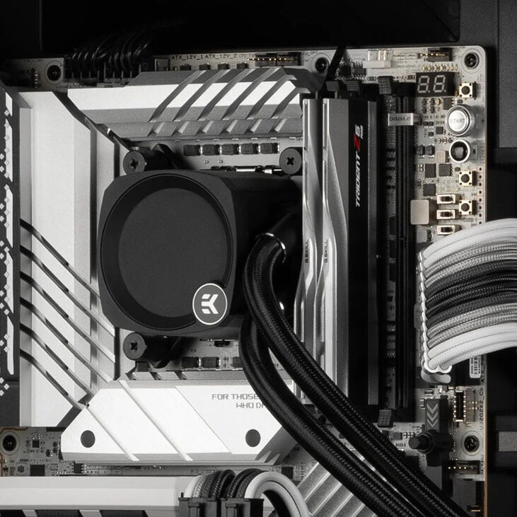 EK Water Blocks EK-Nucleus AIO CR240 Dark Komplett-Wasserkühlung - Schwarz image number 6