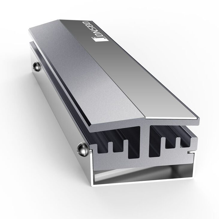 Jonsbo M.2 SSD passive cooler - grey image number 4