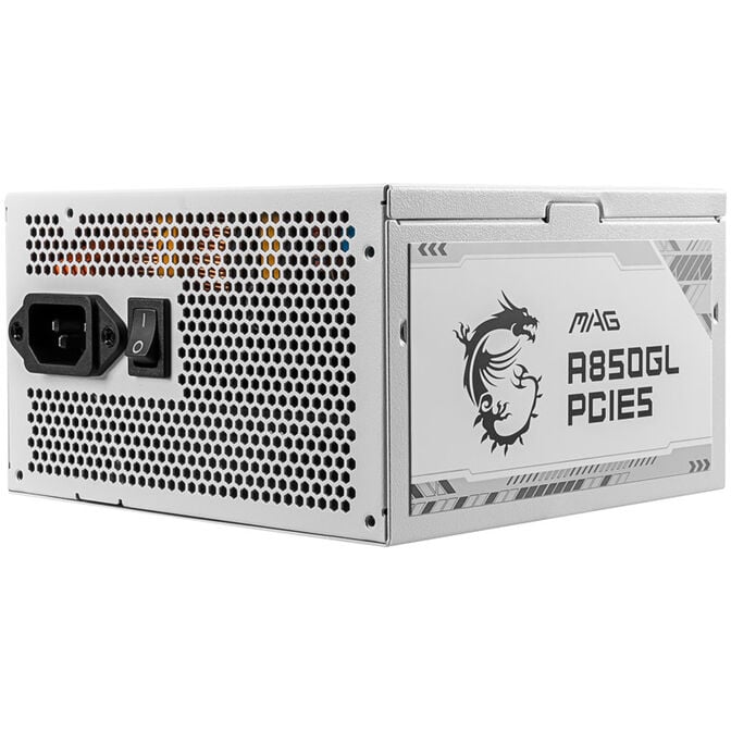 MSI MAG A850GL PCIe5 White Netzteil, 80 PLUS Gold, vollmodular, ATX 3.0, PCIe 5.0 - 850 Watt image number 7