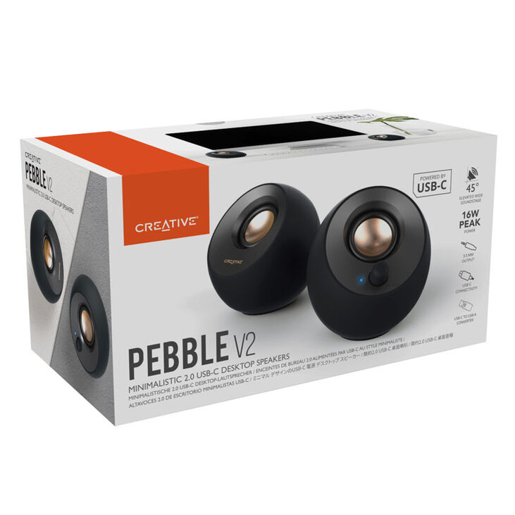 Creative Pebble V2 - 2.0 Speaker - Black image number 9