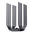 Jonsbo CC90 CPU Cooler, Dual Tower, 130mm PWM Fan, Segment Display - Black image number null