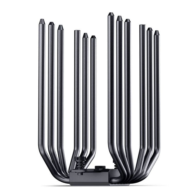 Jonsbo CC90 CPU Cooler, Dual Tower, 130mm PWM Fan, Segment Display - Black image number 8