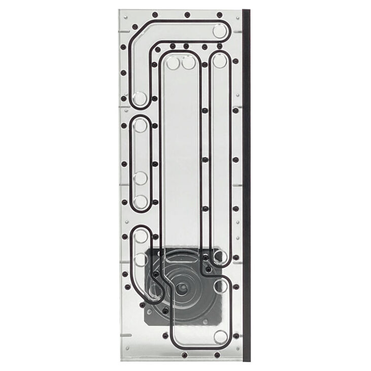 Stealkey Customs SK-Crossflow - O11D XL Evo Distroplate D5/DDC - Acrylic image number 2