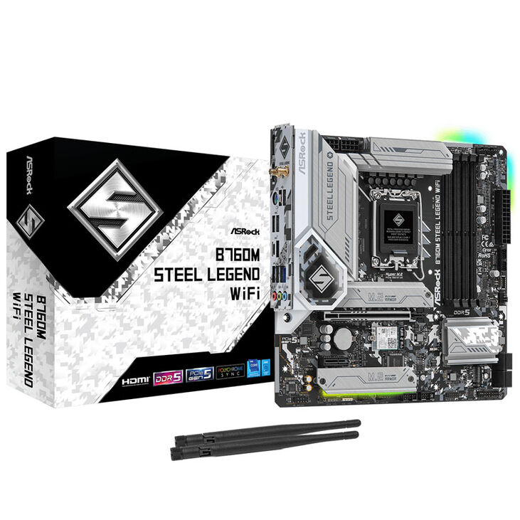 ASRock B760M Steel Legend WiFi, Intel B760 motherboard - Socket 1700, DDR5 image number 0