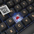 Montech MKey TKL Darkness Gaming Tastatur - GateronG Pro 2.0 Red (US) image number null