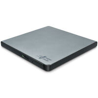 LG GP57ES40 external slimline DVD-RW drive, silver, USB 2.0