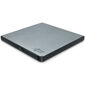 LG GP57ES40 externes slimline DVD-RW Laufwerk, silber, USB 2.0