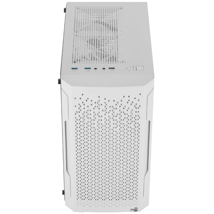 Aerocool Trinity Mini-Tower V2, Tempered Glass - weiß image number 3