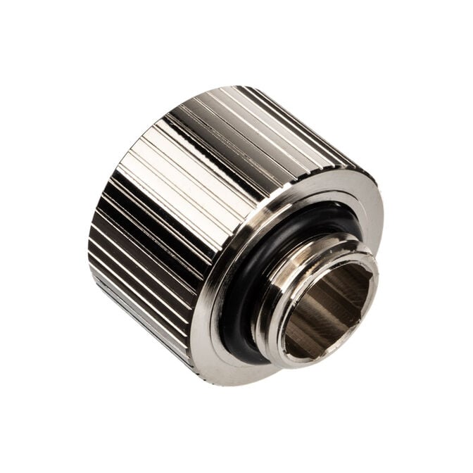 EK Water Blocks EK-Quantum Torque G1/4 Inch Extension Straight Fitting 14 - Nickel image number 1