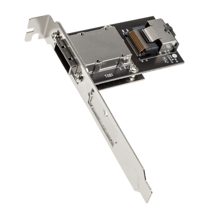SilverStone SST-SA011 Mini SAS SFF8087 zu SFF8088 Adapter image number 0