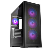 Kolink Unity Meshbay ARGB Mid Tower, Tempered Glass - Black