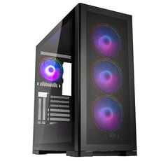Kolink Unity Meshbay ARGB Mid Tower, Tempered Glass - Black