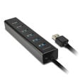 AXAGON HUE-SA7BP USB-A-Hub, 7x USB 3.0, 1x Micro-USB - 400 mm Cable, Power Supply image number null