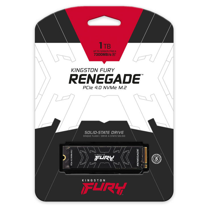 Kingston Fury Renegade NVMe SSD, PCIe 4.0, M.2 Type 2280 - 1 TB image number 2