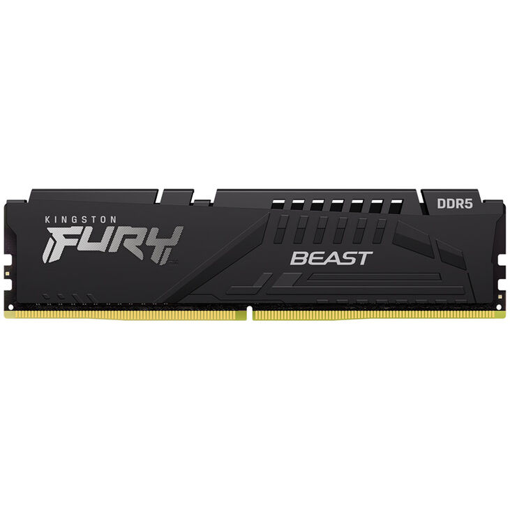 Kingston Fury Beast Black DDR5-5200 RAM, CL40 - 16 GB, schwarz image number 1