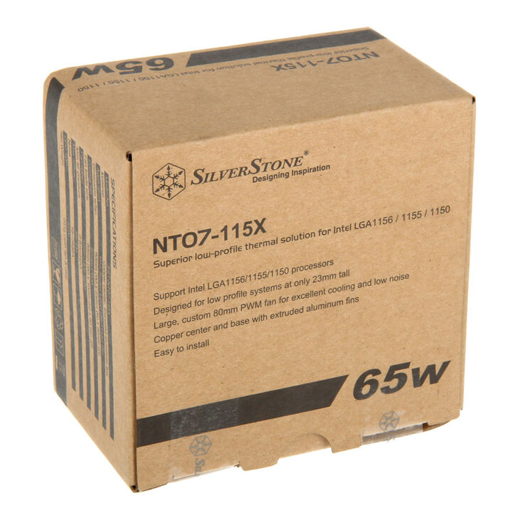 SilverStone Nitrogon SST-NT07-115X Low Profile CPU-Cooler image number 6