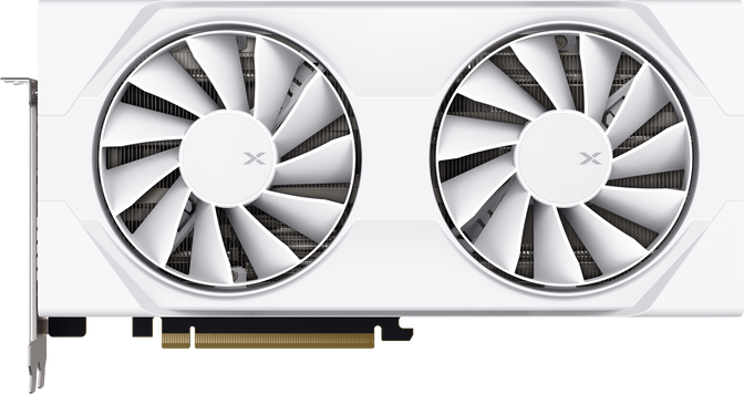 XFX Swift Radeon RX 9060 XT OC White Gaming Edition Graphics Card, 8192 MB GDDR6 image number 3