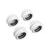 Corsair Hydro X Series XF Hardline fitting straight G1/4 to 14mm OD hard tube - 4 pack, white image number null