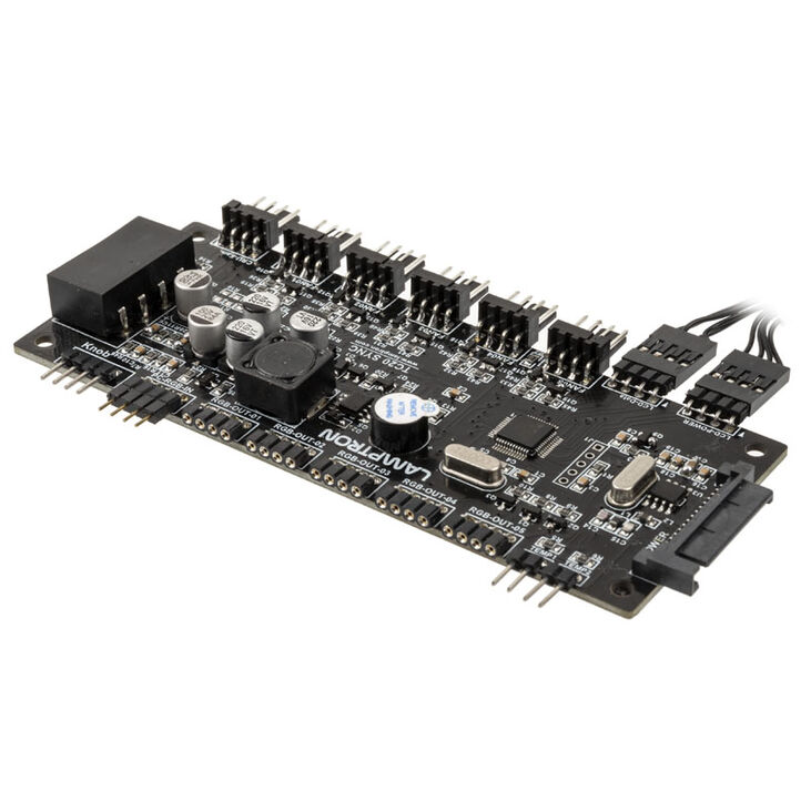 Lamptron TC20 Sync Edition PWM-Lüftersteuerung und RGB-Controller  - PCI, schwarz image number 3