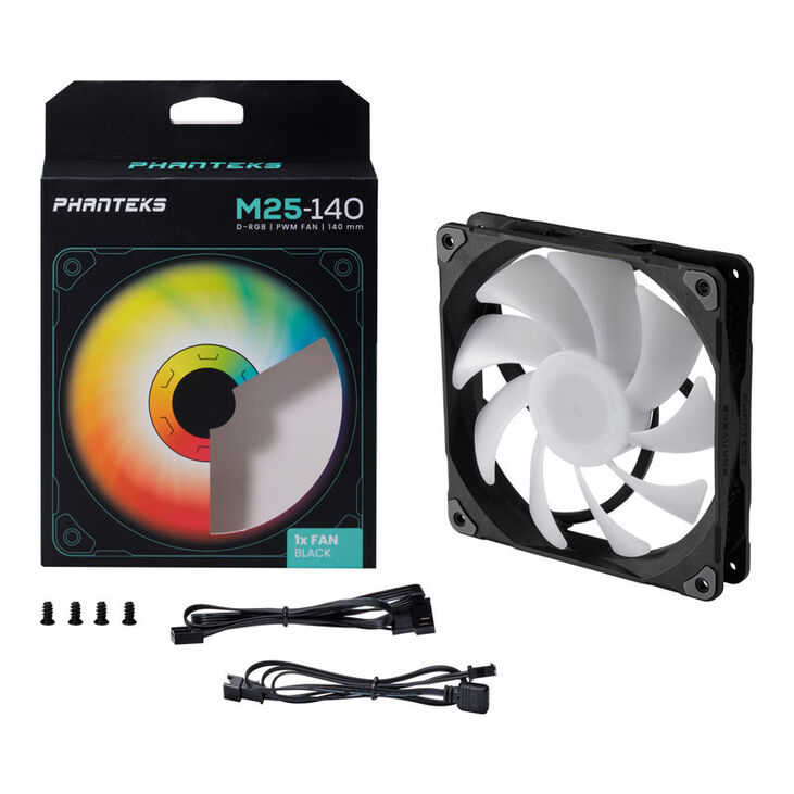 PHANTEKS Eclipse G500A D-RGB Midi-Tower - schwarz + M25 PWM D-RGB Lüfter - 140mm image number 9