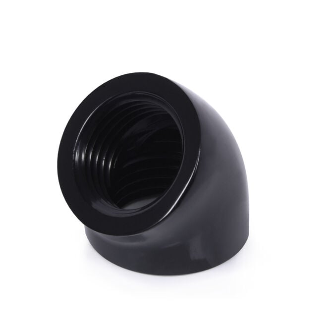 Alphacool 45 Grad G1/4 Zoll IG auf G1/4 Zoll IG, schwarz image number 2