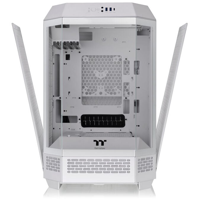 Thermaltake The Tower 300 PC-Geh&auml;use, Mini-Geh&auml;use, mATX, Tempered Glass - inklusive 2x 140-mm-L&uuml;fter, wei&szlig; image number 14