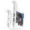 AXAGON PCEU-232RS expansion card, PCIe 4.0 x1, 4x USB 3.0, 2x internal - black