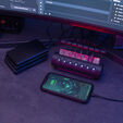 Streamplify HUB CTRL 7, 7x USB 3.0 Typ A, RGB, 12V, EU-Netzkabel - schwarz image number null