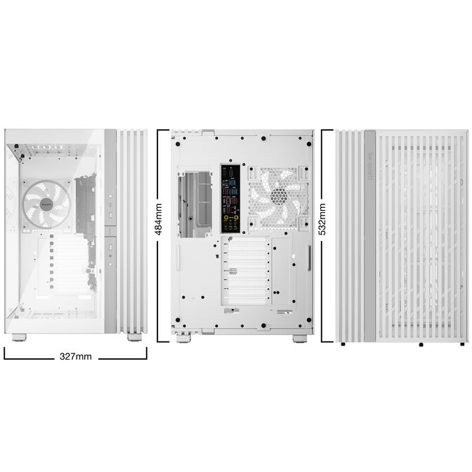 be quiet! Light Base 900 FX PC Case, Full Tower, Tempered Glass, ARGB - white image number 7