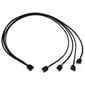 Alphacool Y-Splitter aRGB 3-pin to 4x 3-pin 60cm - black